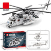Transport Helicopter Puzzle Assembled Building Block Toys Model