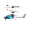 Induction Luminous Transparent Gesture Suspension Helicopter