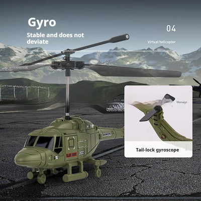 Children's USB Charging Handle Remote Control Helicopter Toy